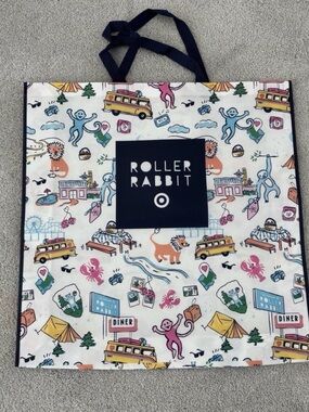 Very large Roller Rabbit tote bag